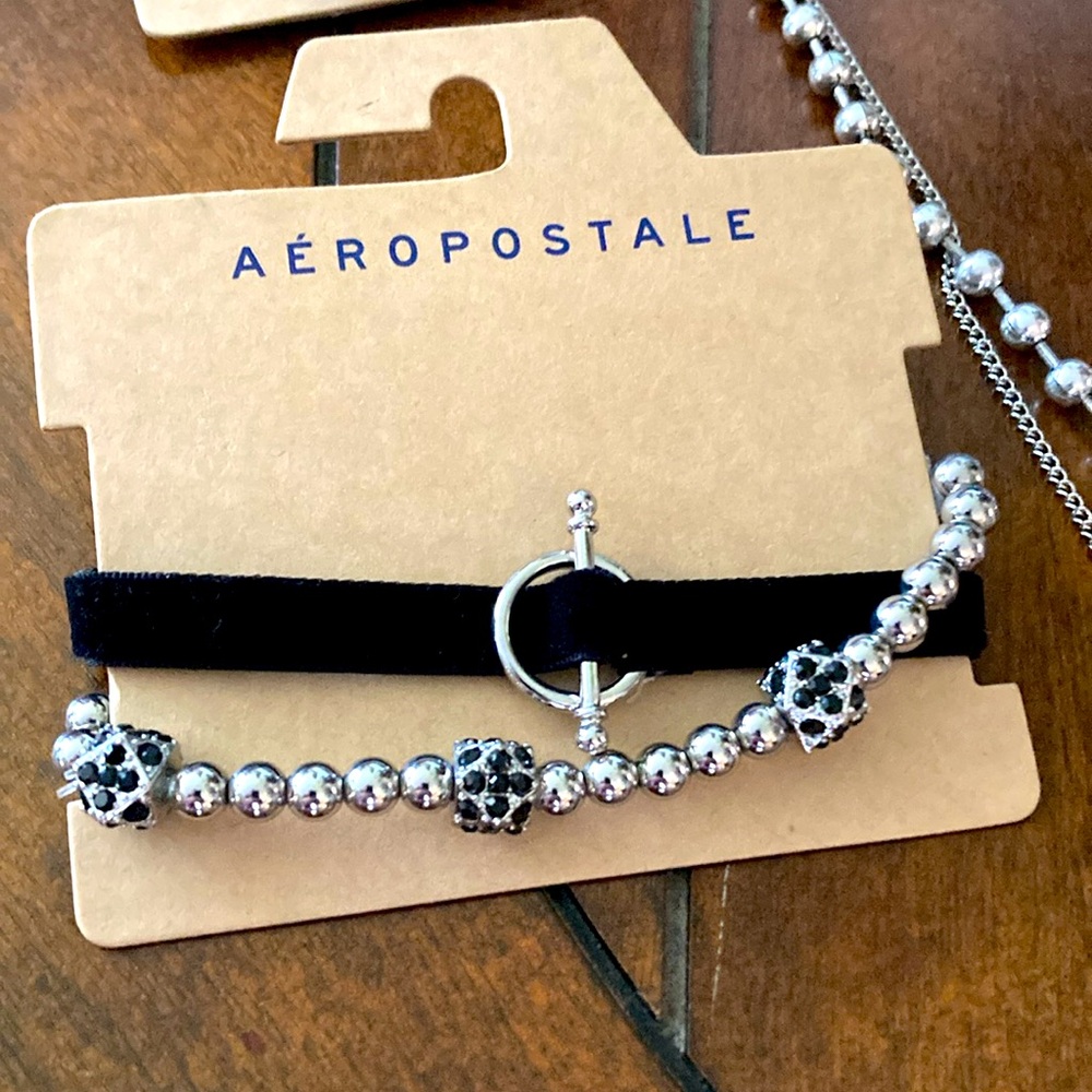 Aeropostale 5‎ Piece Jewelry Bundle #5 Angels, Silver & Rhinestones NWT 🐦‍⬛ - Picture 6 of 6